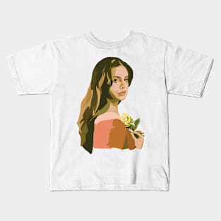 Lana With Rose Kids T-Shirt